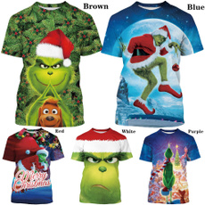 grinchtshirt, Christmas, printed, grinch