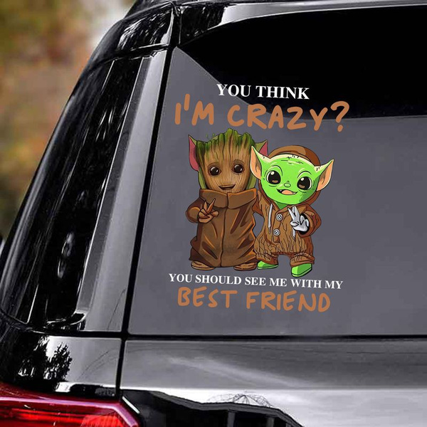 Yoda store bumper sticker