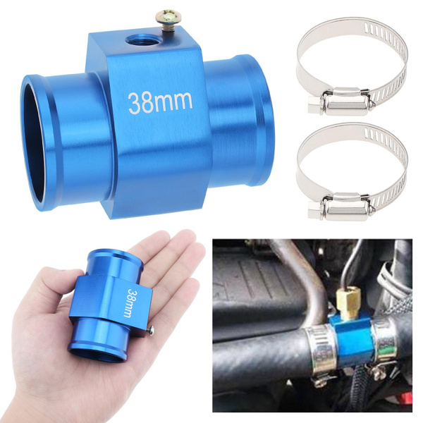Water Temperature Temp Sensor Guage Adapter 38mm Aluminium with Clamp ...