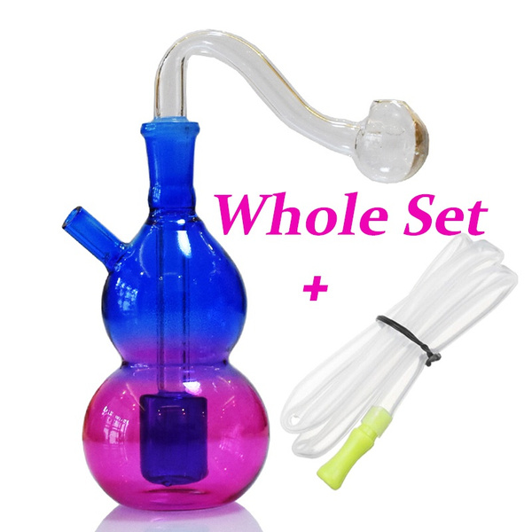 5.25 Mini Water Pipe - Purple -SmokeDay