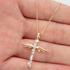 DIAMOND, Jewelry, Angel, Diamond Pendant