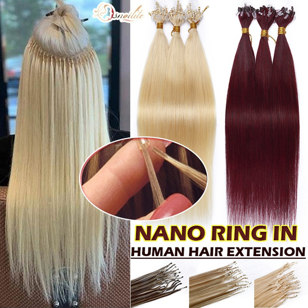 Nano Ring Tip Human Hair Extension 14-24
