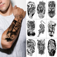 tattoo, crown, art, wolftattoosticker
