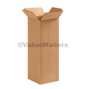 25 6x6x20 Cardboard Packing Mailing Moving Shipping Boxes Corrugated Box Cartons