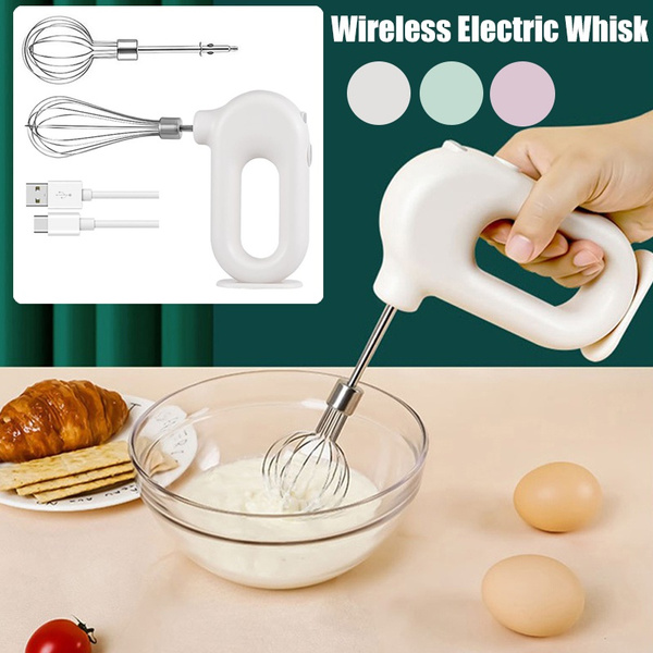 Wireless Handheld Mixer Blender Electric Egg Whisk Food Blender