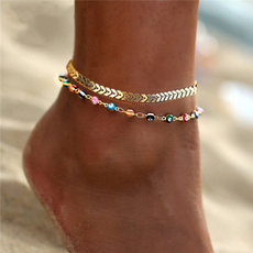 highqualityjewelryaccessorie, ankletschain, Chain, Simple
