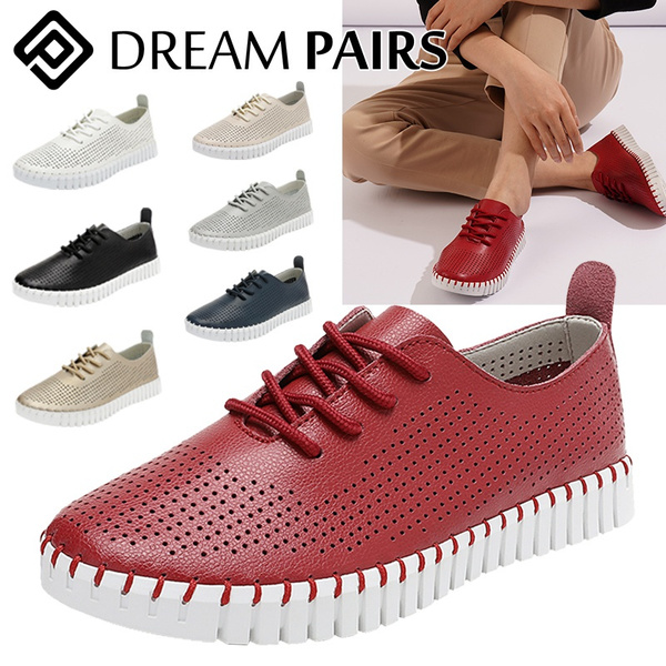 DREAM PAIRS Women’s Breathable Sneaker Slip On Loafers Comfortable Flat Shoes 