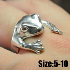 Sterling, cute, animalring, Jewelry