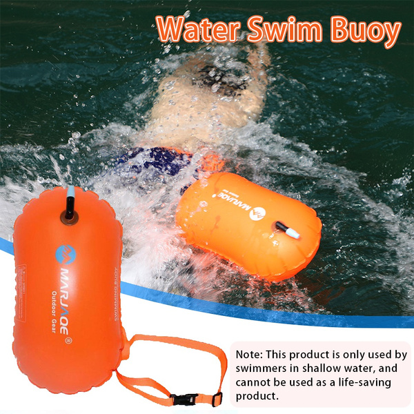 Swimming Buoy Float Inflatable Air Dry Bag for Open Water 