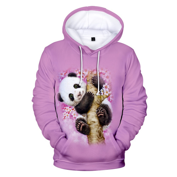 Sudaderas con capucha de Panda para hombre y mujer, suéter con estampado 3D  de Panda, Tops informales, Sudadera con capucha | Wish