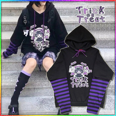 cute, Goth, Long Sleeve, Tracksuit women