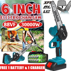 Wood, Electric, Chain, Battery