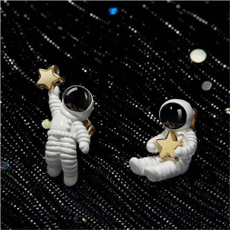 spaceplanetearring, Funny, Jewelry, Stud Earring
