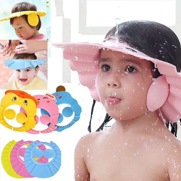 Soft Safe Adjustable Babay Shower Hat Baby Sunshine Protection Cap