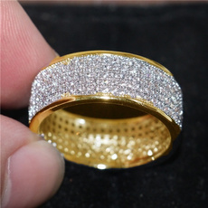 crystal ring, wedding ring, gold, Engagement Ring
