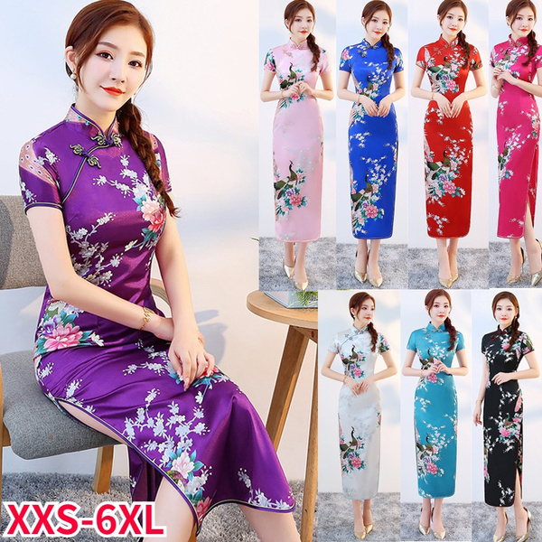 plus size chinese dress