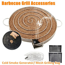 Steel, Kitchen & Dining, stainlesssteelbarbecuegrill, coldsmokegenerator