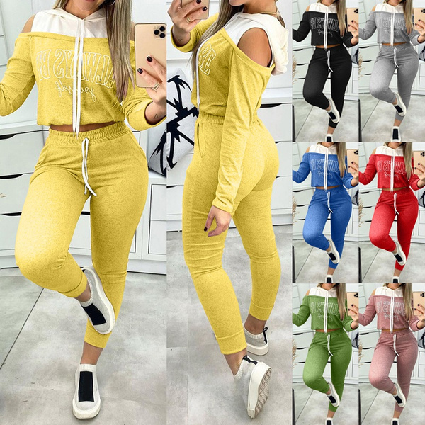Fashion Suits Hoodie+Pants Fluffy 