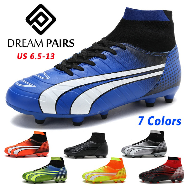 Mens Soccer Shoes High Top Soccer Cleats Football Shoes US size 6.5-13