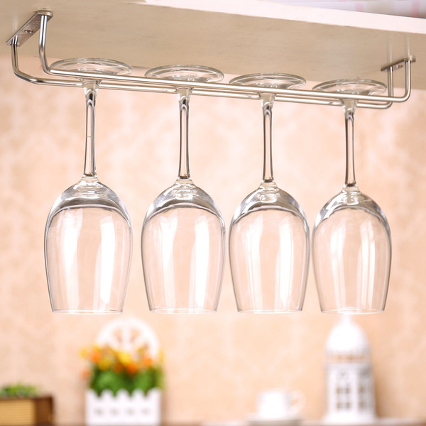 Bar glass holder online racks