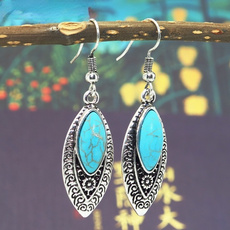 Turquoise, vintage earrings, wedding earrings, national