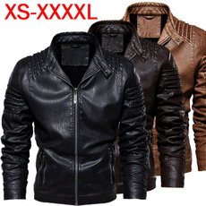 Jacket, slim, leatherjacketmen, leather