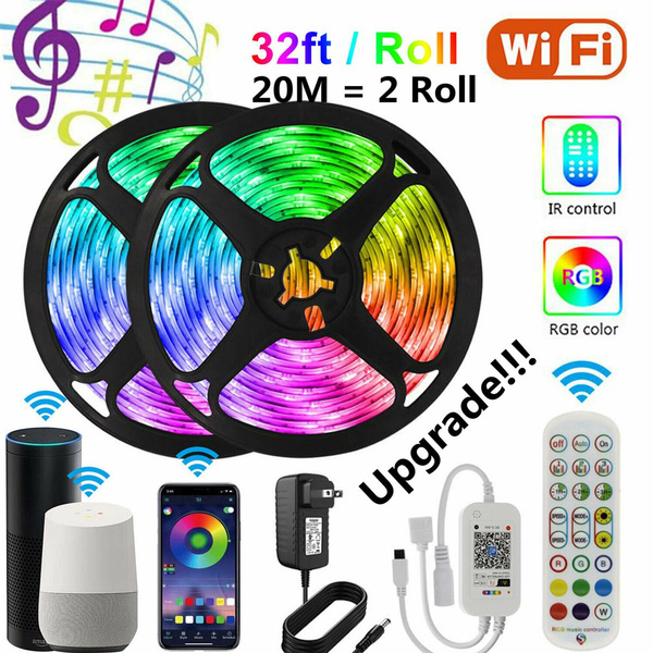 Led Strip Lights Voice Remote WIFI Works with Alexa Gogle LED Strip