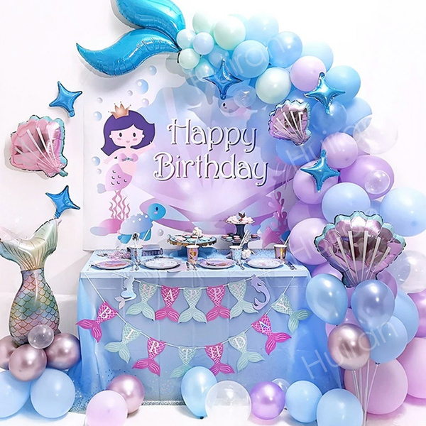 Ocean Party Balloons - Ocean Birthday, Sea Party, Ocean Balloons, Mermaid  Party, Mermaid Birthday, Party Supplies, Ocean Party Decor