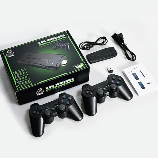 Super Game Stick 4k Via HDMI e Controles Wireless - Jogos Nostálgicos