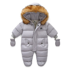 babywarmromper, hooded, babyromper, childrenouterwear