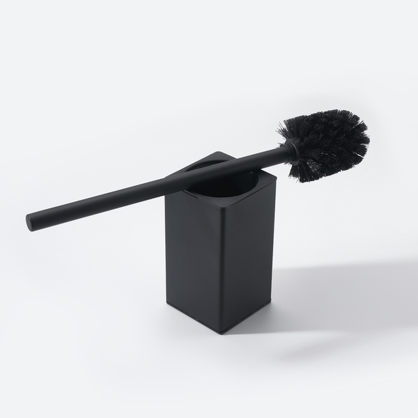 UJOY Matte Black Square Toilet Brush, with Toilet Brush holder Wish