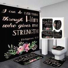 Bathroom, Bathroom Accessories, Floral, toiletmatset