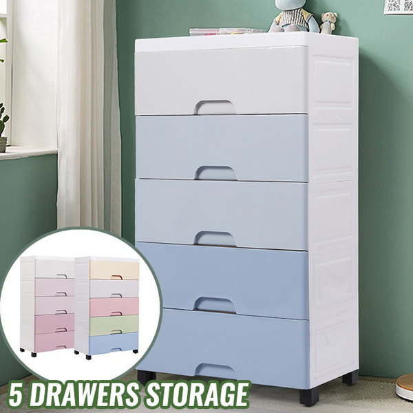 Plastic Drawers Dresser Storage Cabinet, Large Tall Dresser For Bedroom
