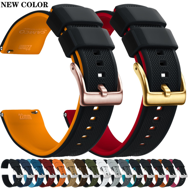 Ritche Silicone Watch Band Quick Release Strap for Men Women