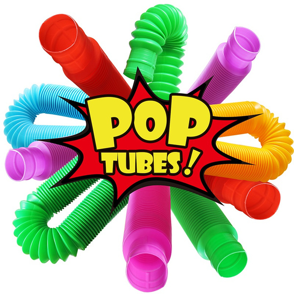 Pop Tubes Sensory Fidget Toys for Kids 