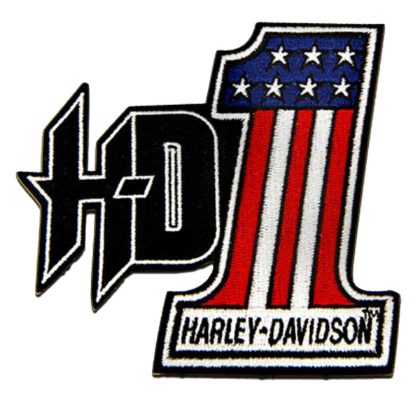 Harley-Davidson 4 in. Woven Freedom Machine B&S Logo Emblem Sew-On Patch