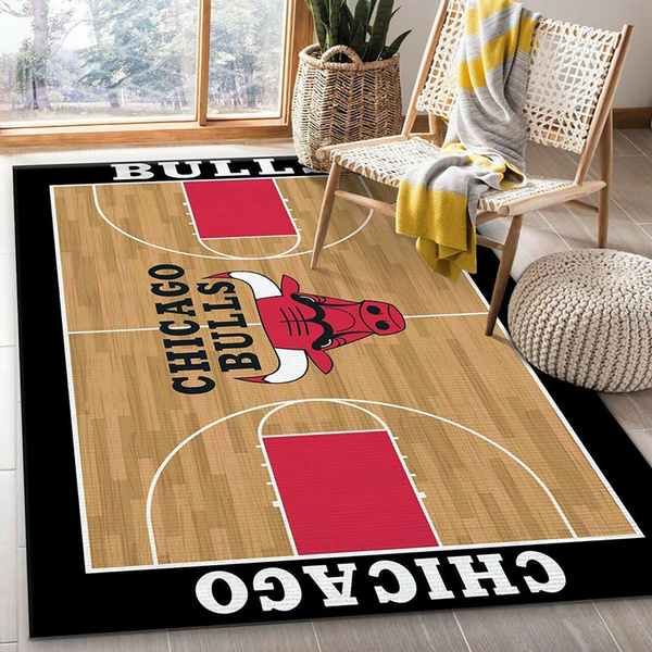 Snel Aanbevolen Ontvangst Chicago Bulls Vloerkleed Kamer Tapijt Sport Custom Area Vloermat Home Decor  | Wish
