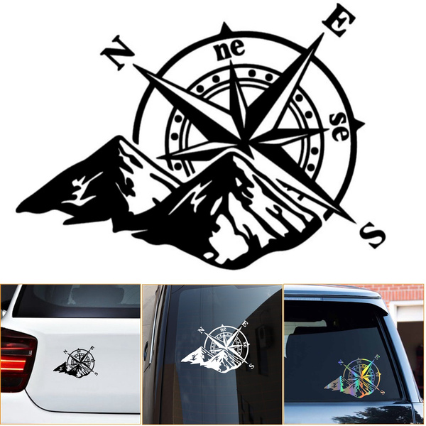 3D Car Decals Stickers Motorcycle Decoration White/Black/ Laser Sticker