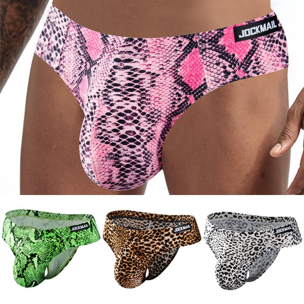 Mens leopard best sale bathing suit