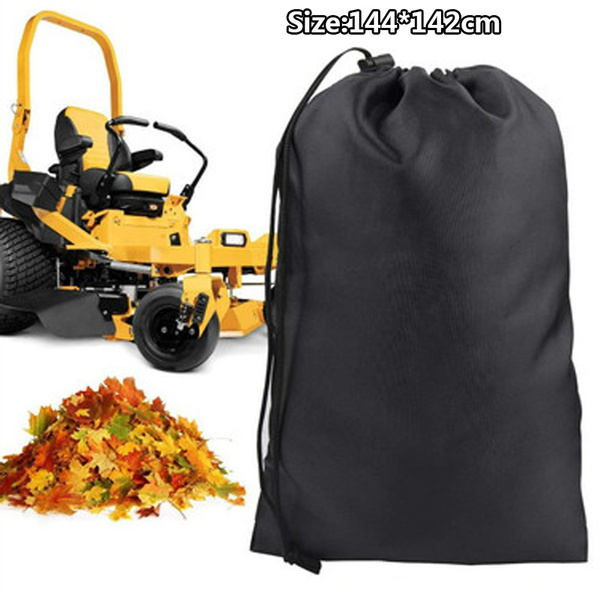 Lawn Tractor Leaf Bag Mower Catcher Riding Grass Sweeper Rubbish Bagger Outdoors