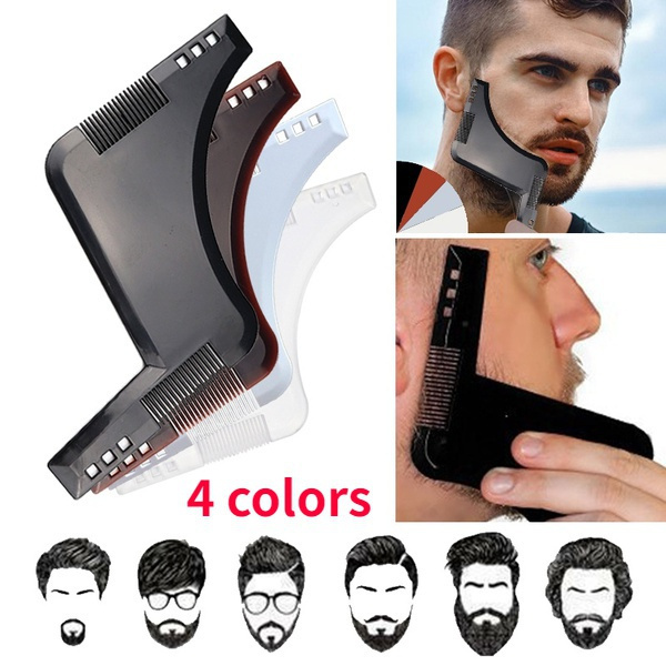 Men's Beard Styling Template Comb Double Sided Beard Style Comb Styling