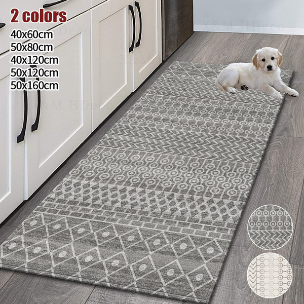 Bohemia Floor Kitchen Mat Carpet Anti-slip Door Entrance Mat Rugs Floor Mats  for The Living Room Kitchen Bedroom (With Small or Large size)