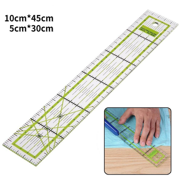 1Pcs 5*30/10*45cm Sewing Tailor Ruler Patchwork Feet Tailor Yardstick  Cutting Quilting DIY Sewing Tools Stationery Drawing Ruler