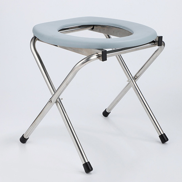 Comfortable Chair Portable Toilet Seat for Camping, Beach Backpacking