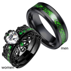 Couple Rings, Steel, Women Ring, coupleweddingband