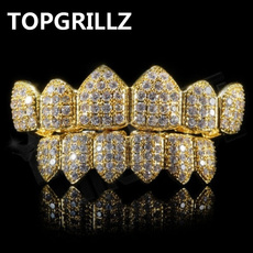 goldplated, Cubic Zirconia, Bling, grillzjewelry
