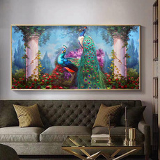 peacock, DIAMOND, Home Decor, bedroom
