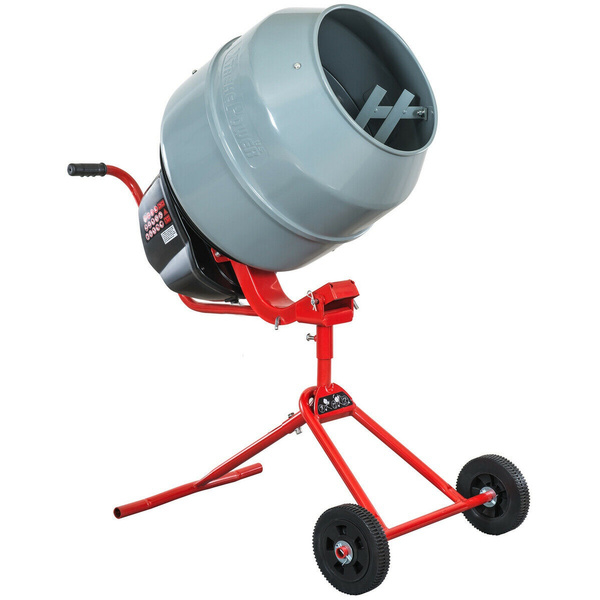 4.6 CUBIC PORTABLE SOLD STEEL STUCCO MORTAR CEMENT MIXER MIX STUCO
