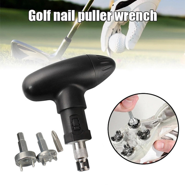 Golf Accessories For Golf Shoe Black Ratcheting with Bit Golf Cleats
