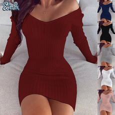 Mini, Club Dress, Plus Size, sweater dress